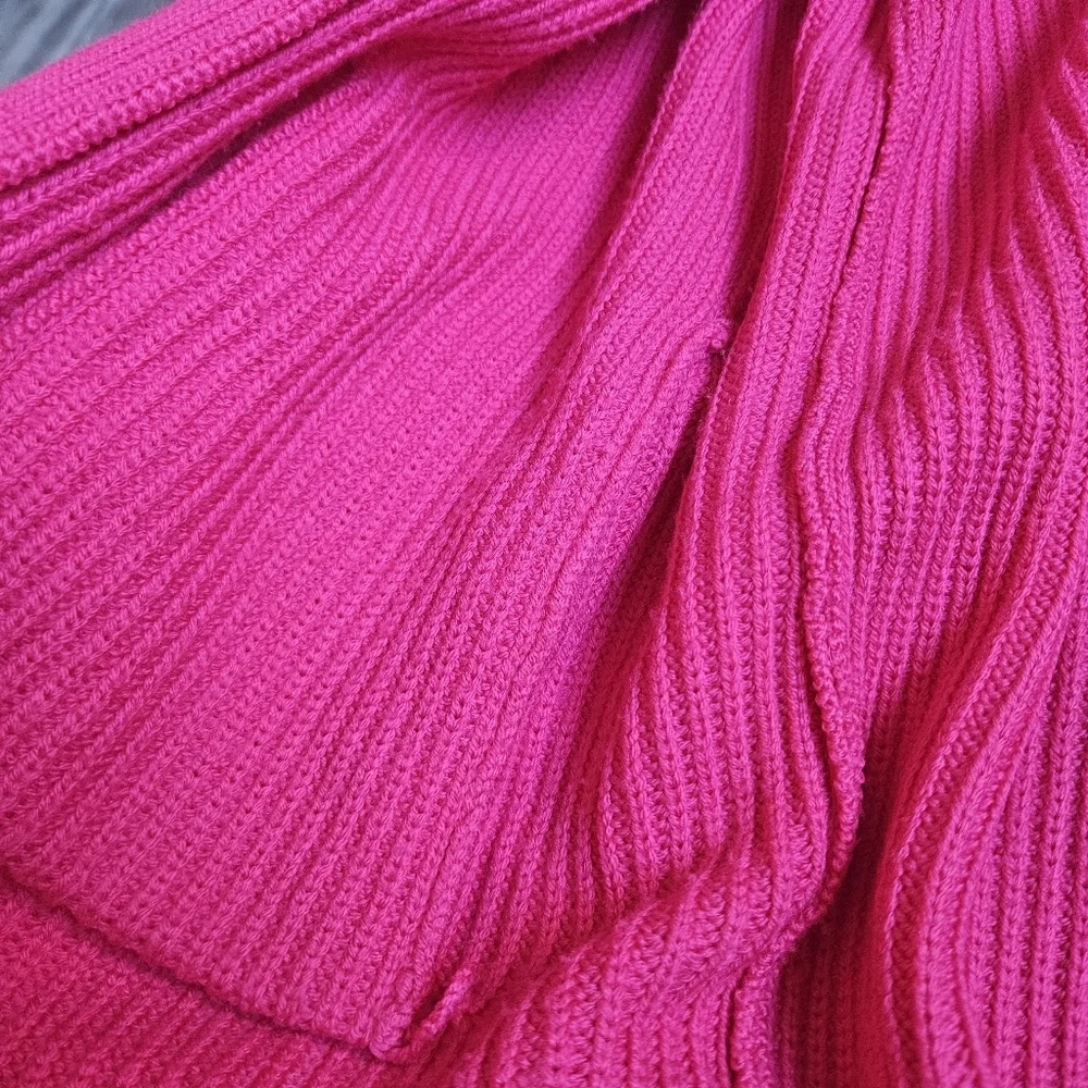 Wilfred Free Pink Merino Wool Unwind Cardigan Size S - Picture 9 of 10